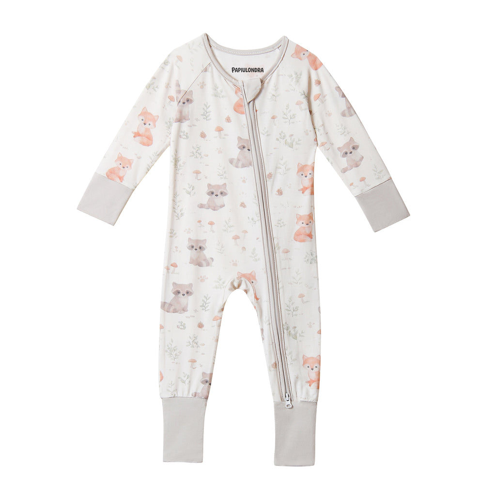 Bamboo Baby Pajamas Woodland