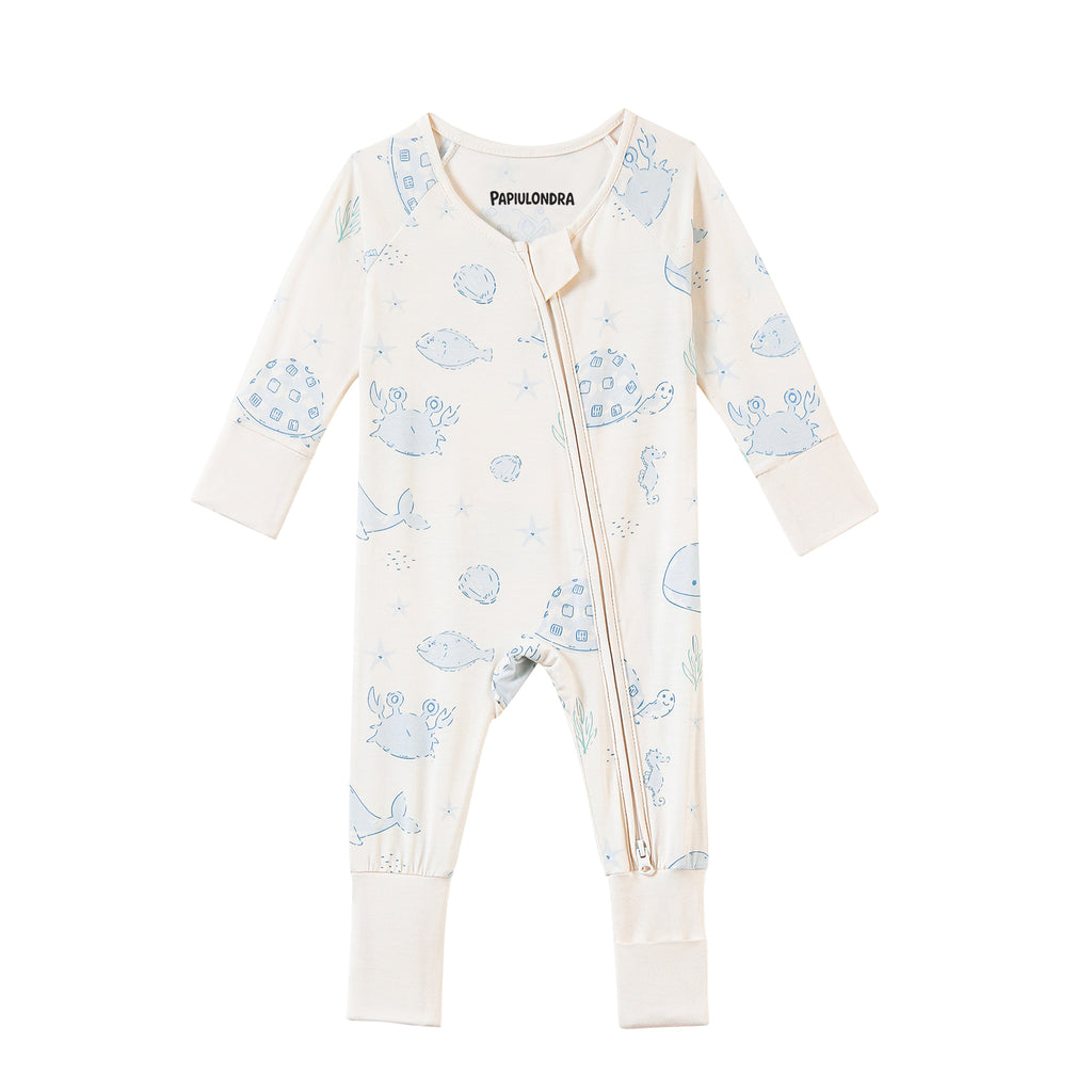 Bamboo Baby Pajamas Ocean